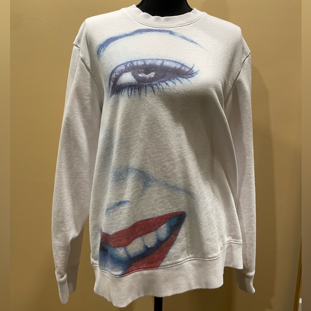 Guess x Drew Barrymore Sweatshirt Unisex Mens S 80s 90s Y2K ET Poison Ivy Batman